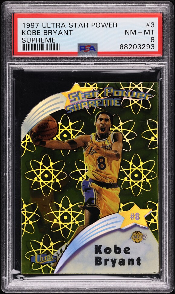 1997 Ultra Star Power Supreme Die-Cut Kobe Bryant #3 PSA 8 NM-MT