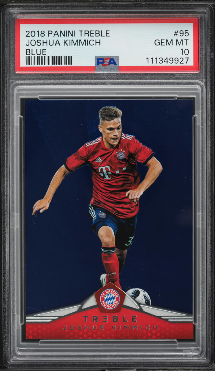 2018 Panini Treble Blue Joshua Kimmich /75 #95 PSA 10 GEM MINT on