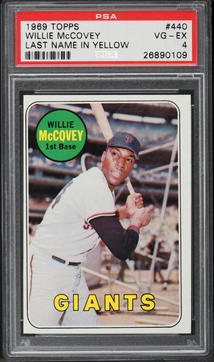 1969 Topps Willie McCovey #440 PSA 4 VGEX
