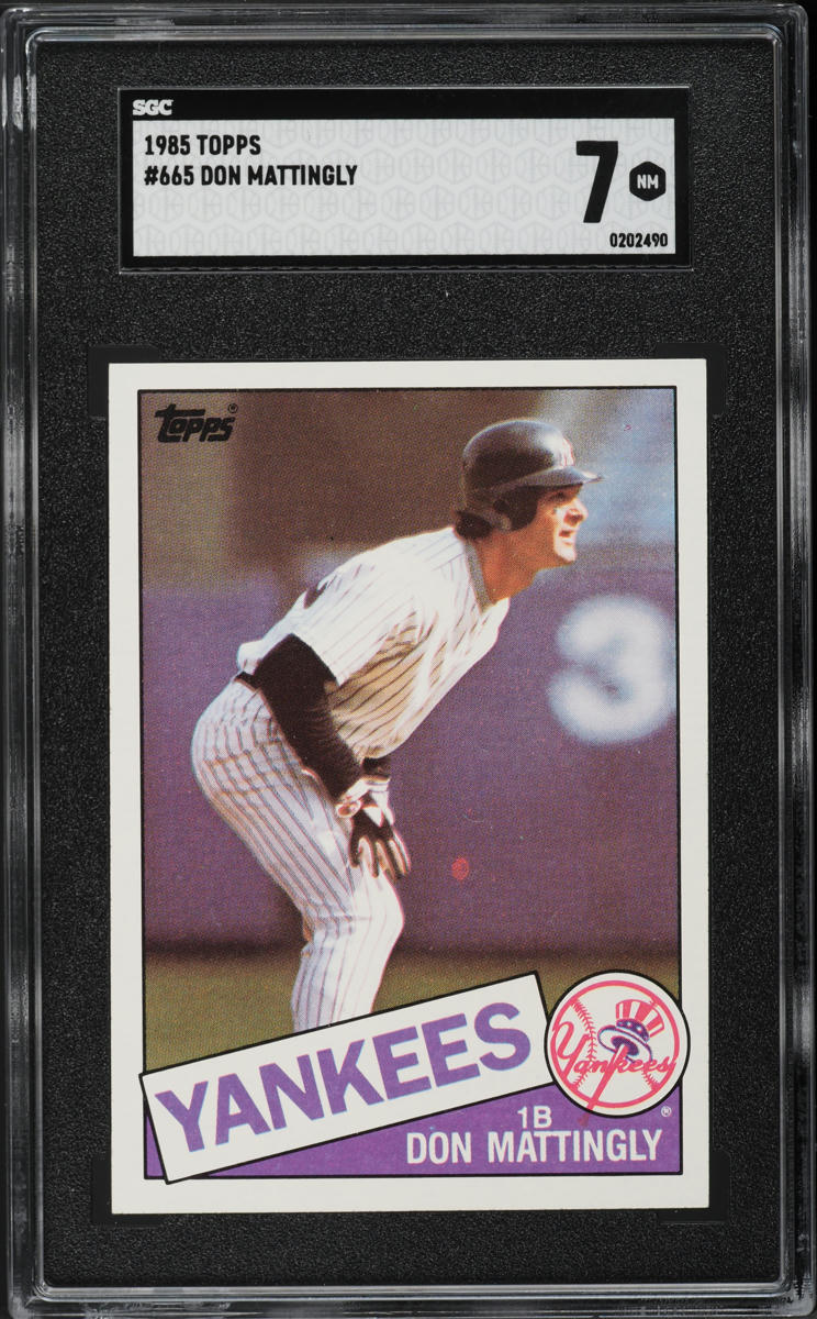 1985 Topps Don Mattingly #665 SGC 7 NRMT