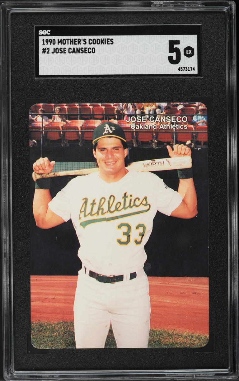 1990 Mother's Cookies Jose Canseco #2 SGC 5 EX