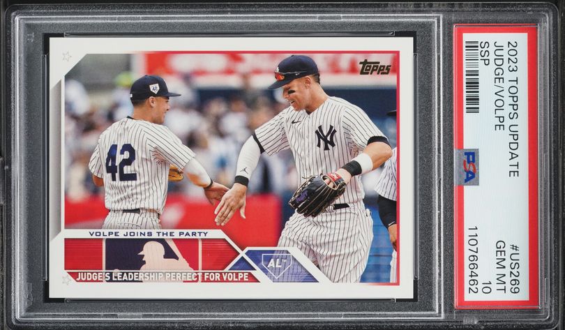 2025 Topps Update Aaron Judge KHAC-3 Artwwork by Keegan Hall (SSP 
