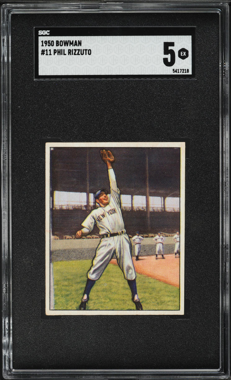 1950 Bowman Phil Rizzuto #11 SGC 5 EX