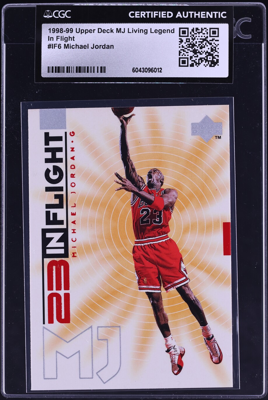 1998 Upper Deck Mj Living Legend In Flight Michael Jordan #IF6 CGC AUTH