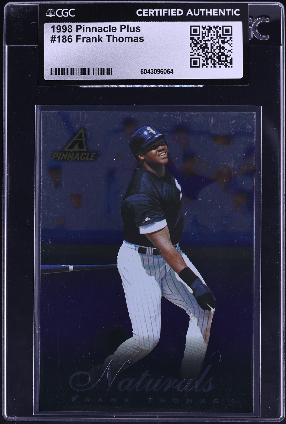 1998 Pinnacle Plus Frank Thomas #186 CGC AUTH