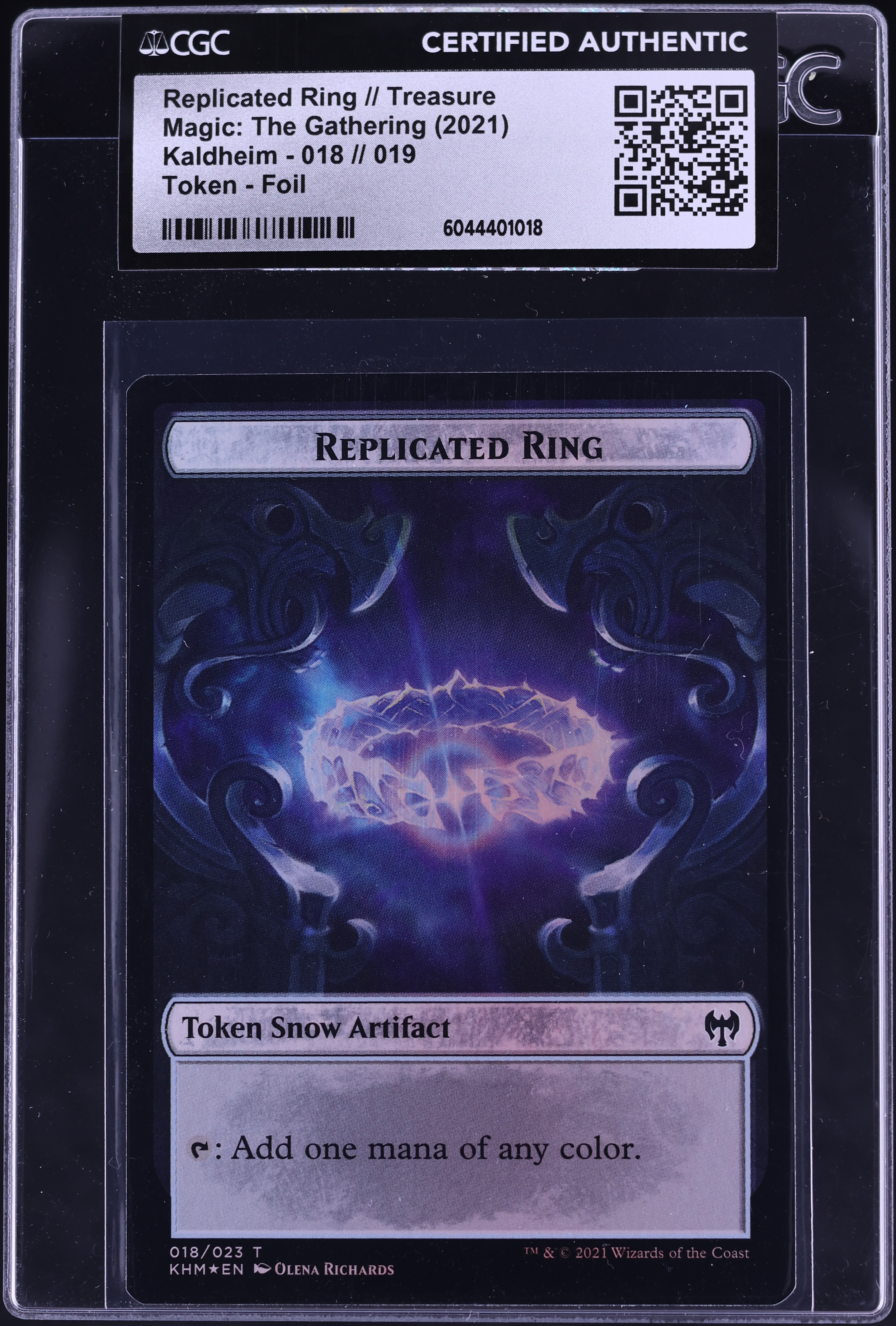 2021 Magic The Gathering MTG Kaldheim Foil Replicated Ring // Treasure CGC AUTH on Fanatics Collect 2021 Magic The Gathering MTG Kaldheim Foil Replicated Ring // Treasure CGC AUTH on Fanatics Collect