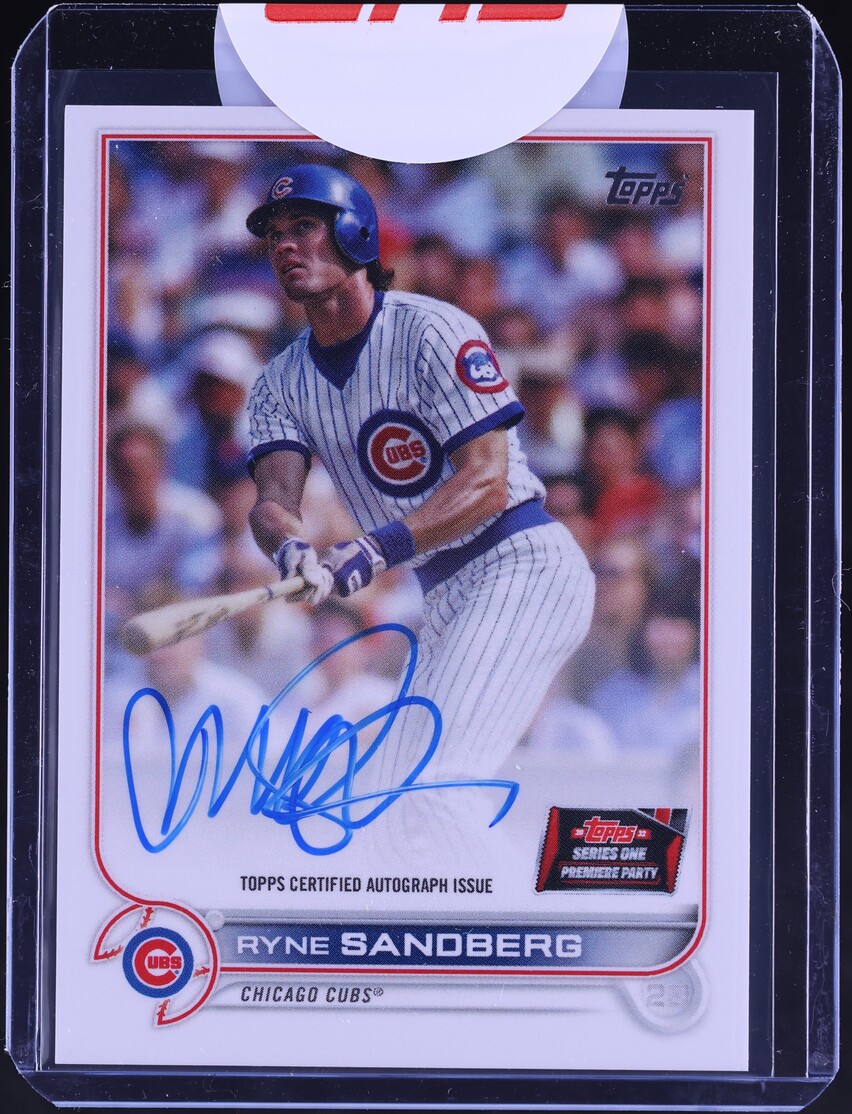 2022 Topps Premiere Party Ryne Sandberg AUTO /50 #RSPA-1