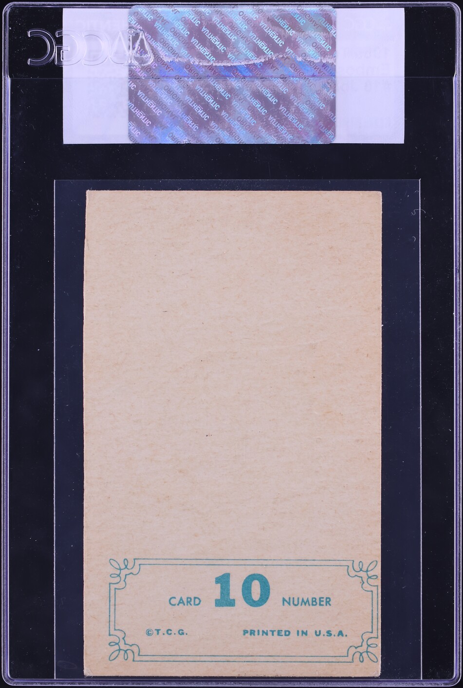1965 Topps Embossed John Romano #10 CGC AUTH