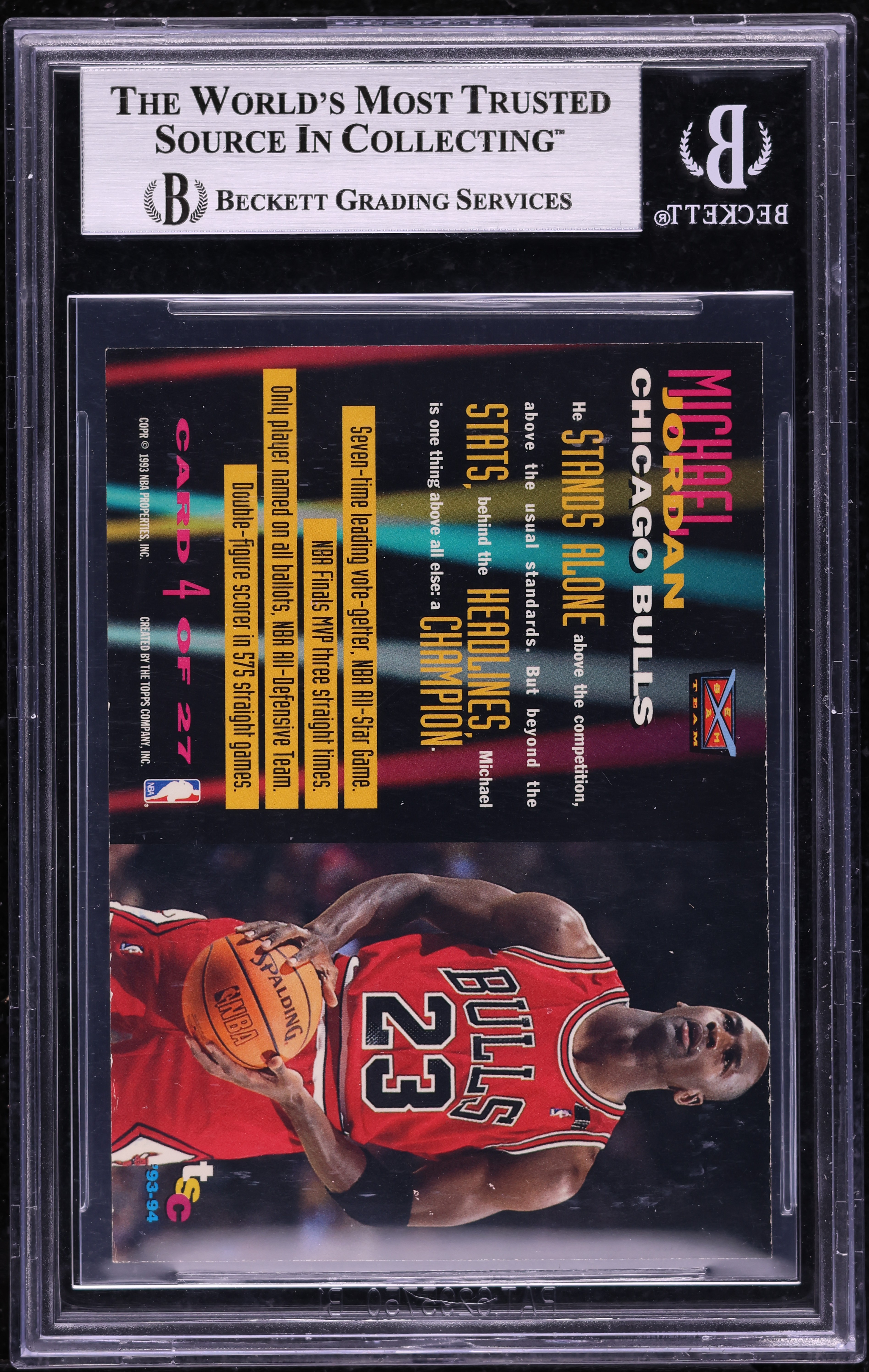 その他 1993 Topps Stadium Club BEAM TEAM 1993 Stadium Club Beam Team Members Only Gold Stamp Michael Jordan