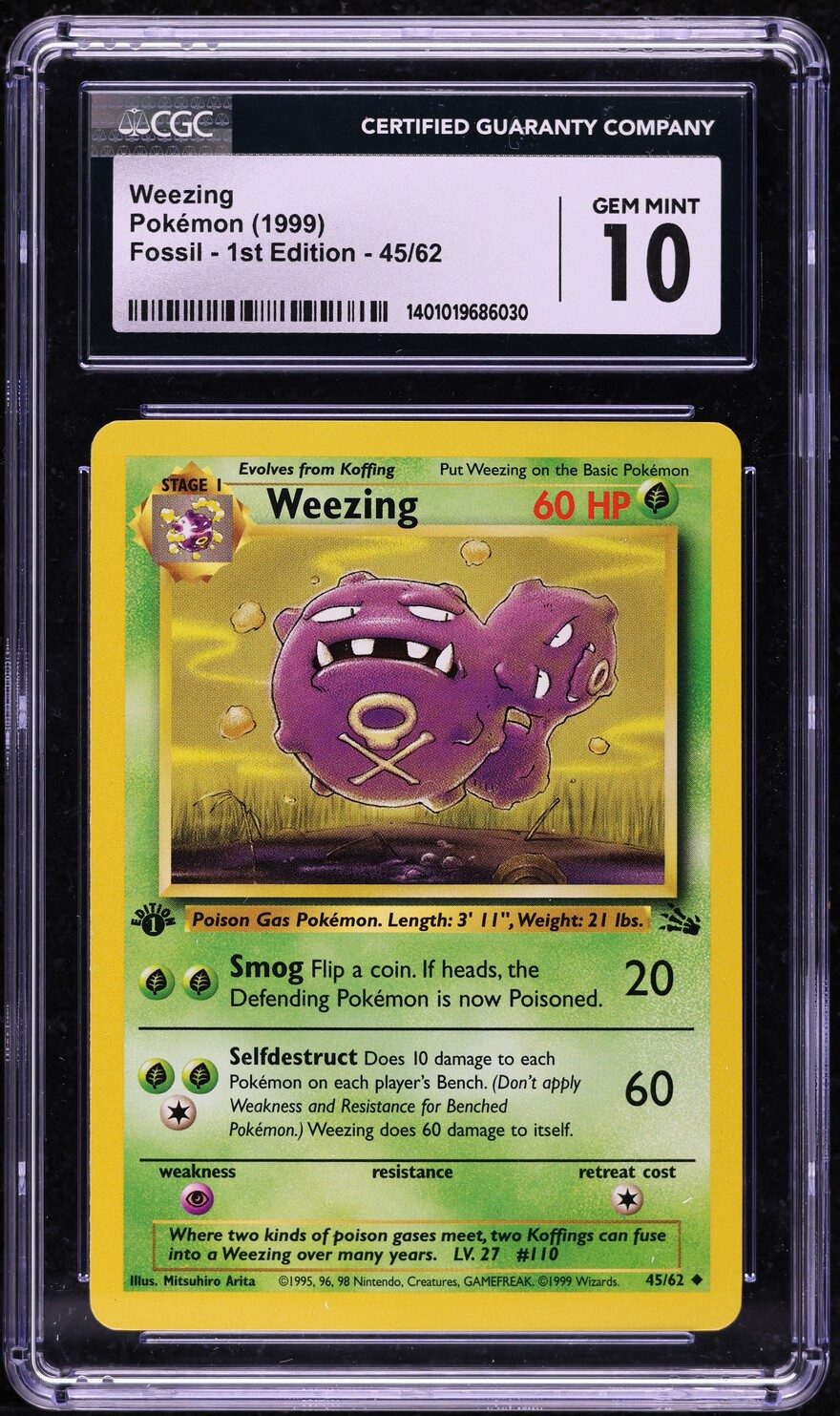 first edition weezing pokemon card Dark Weezing [1st Edition] #14 Prices | Pokemon Team Rocket