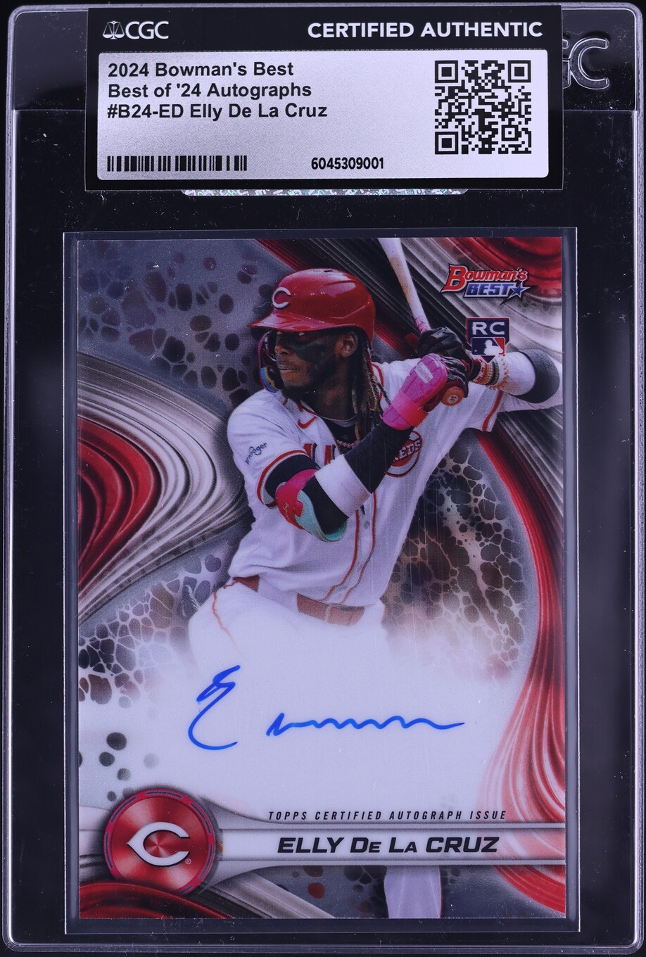 2024 Bowman's Best of '24 Elly De La Cruz ROOKIE AUTO #B24-ED CGC AUTH