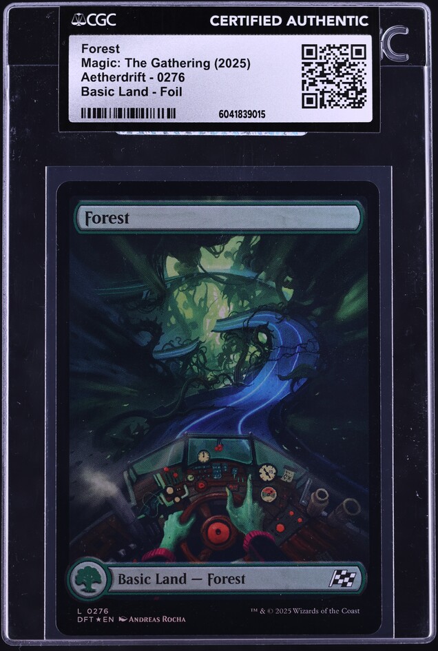 1993 Magic The Gathering MTG Unlimited Forest PSA 10 GEM MINT on