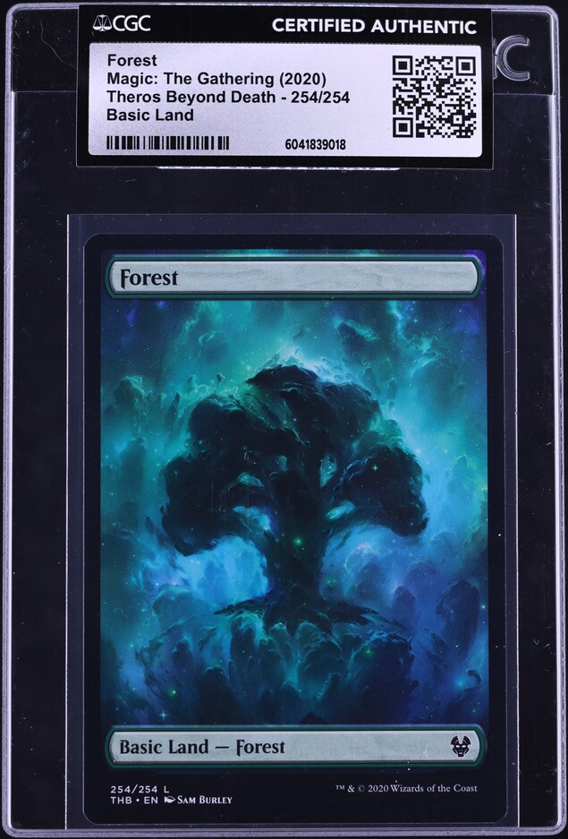 1993 Magic The Gathering MTG Unlimited Forest PSA 10 GEM MINT on