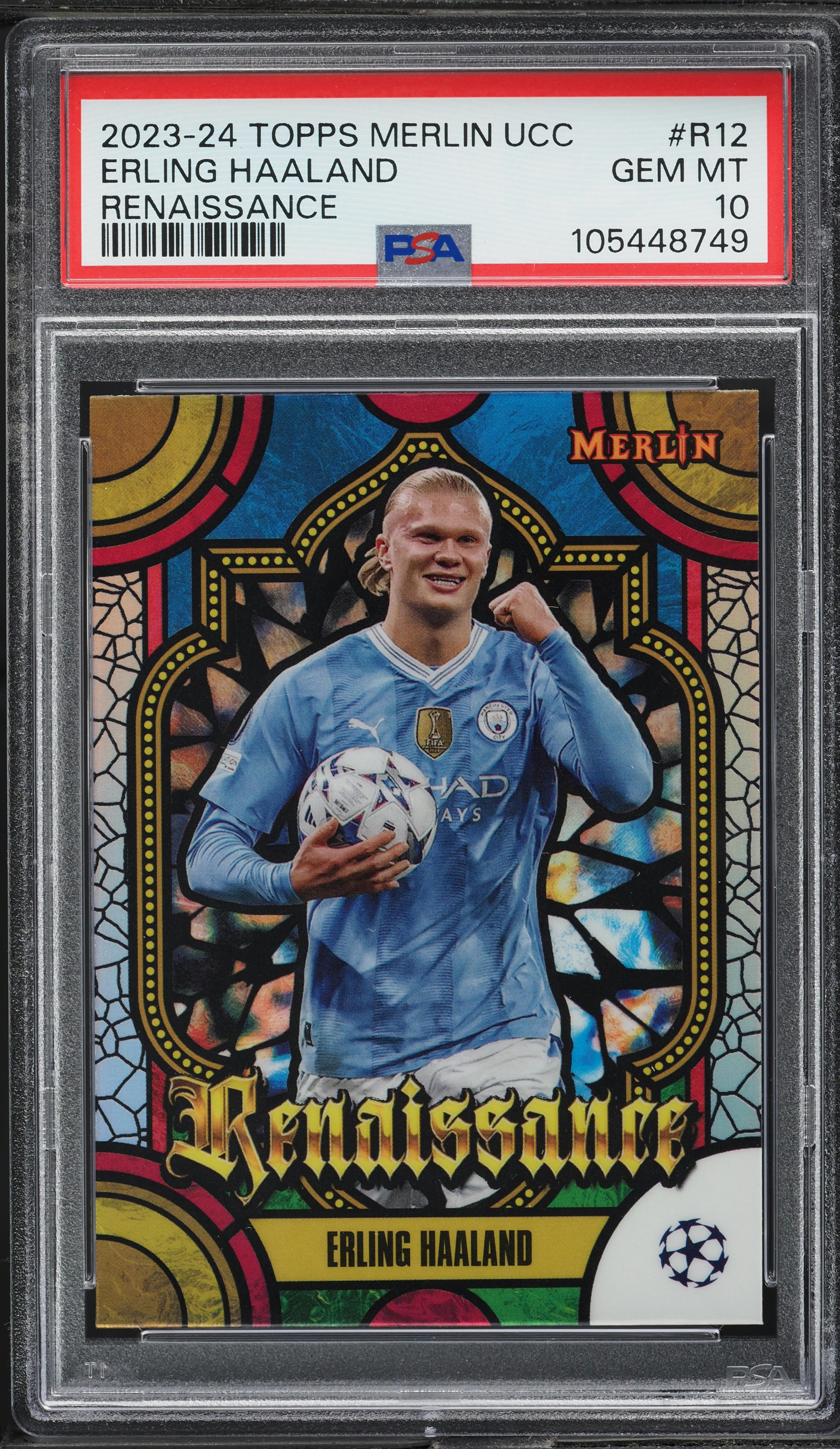 2023 Topps Merlin UEFA Club Competitions Renaissance Erling