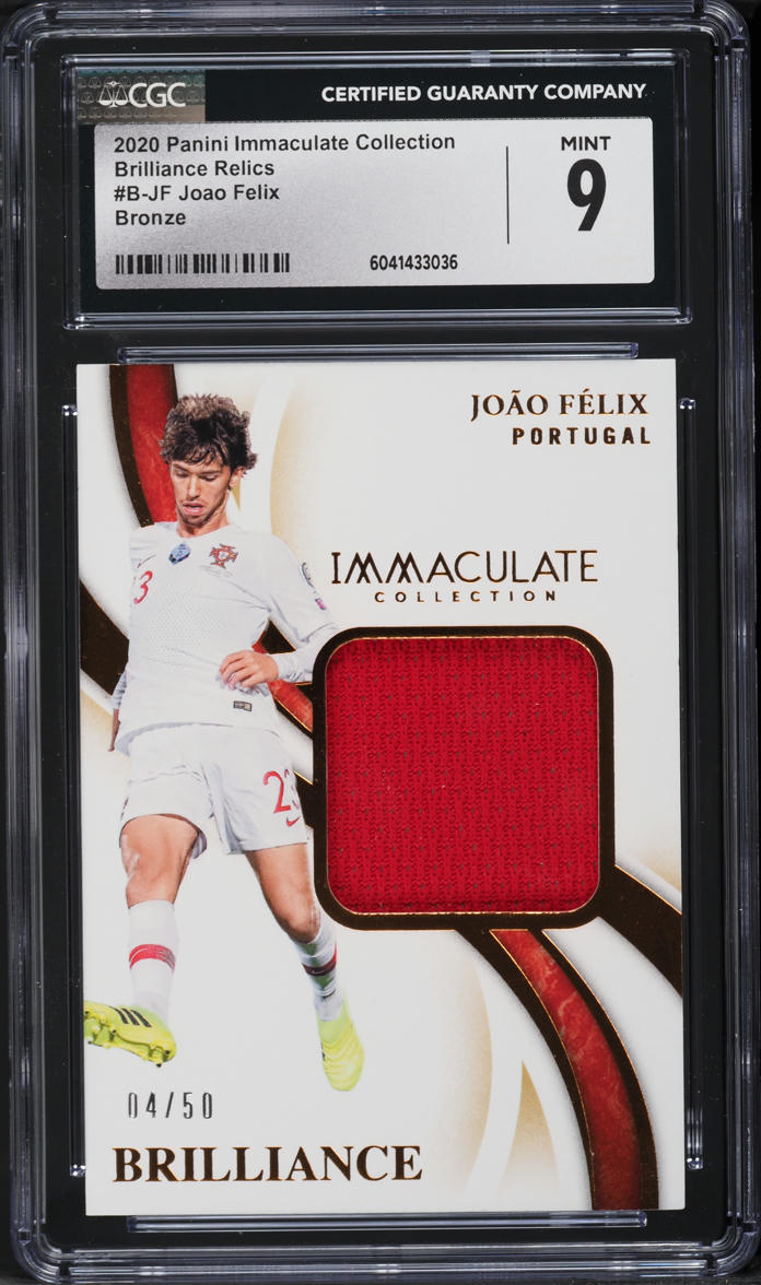 2020 Immaculate Collection Brilliance Bronze Joao Felix PATCH /50