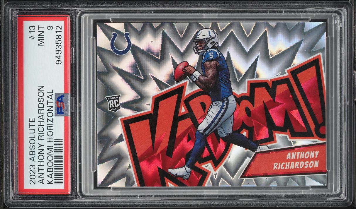 2023 Absolute Kaboom! Horizontal Anthony Richardson ROOKIE #13 PSA 9 MINT