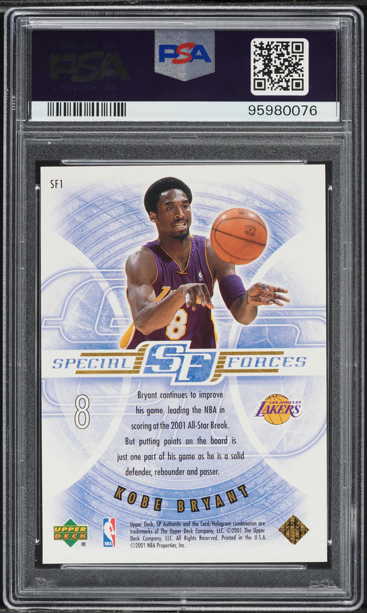 2000 SP Authentic Special Forces Kobe Bryant #SF1 PSA 9 MINT