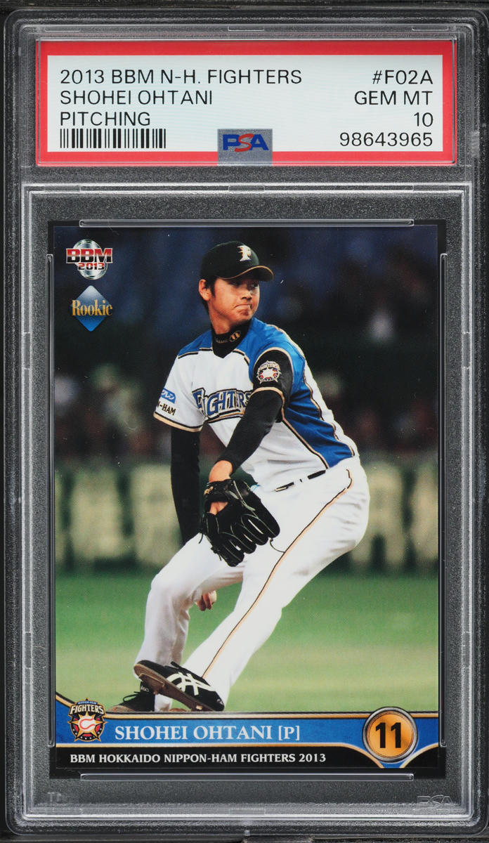 2013 BBM Hokkaido Nippon Ham Fighters Shohei Ohtani ROOKIE #F02A