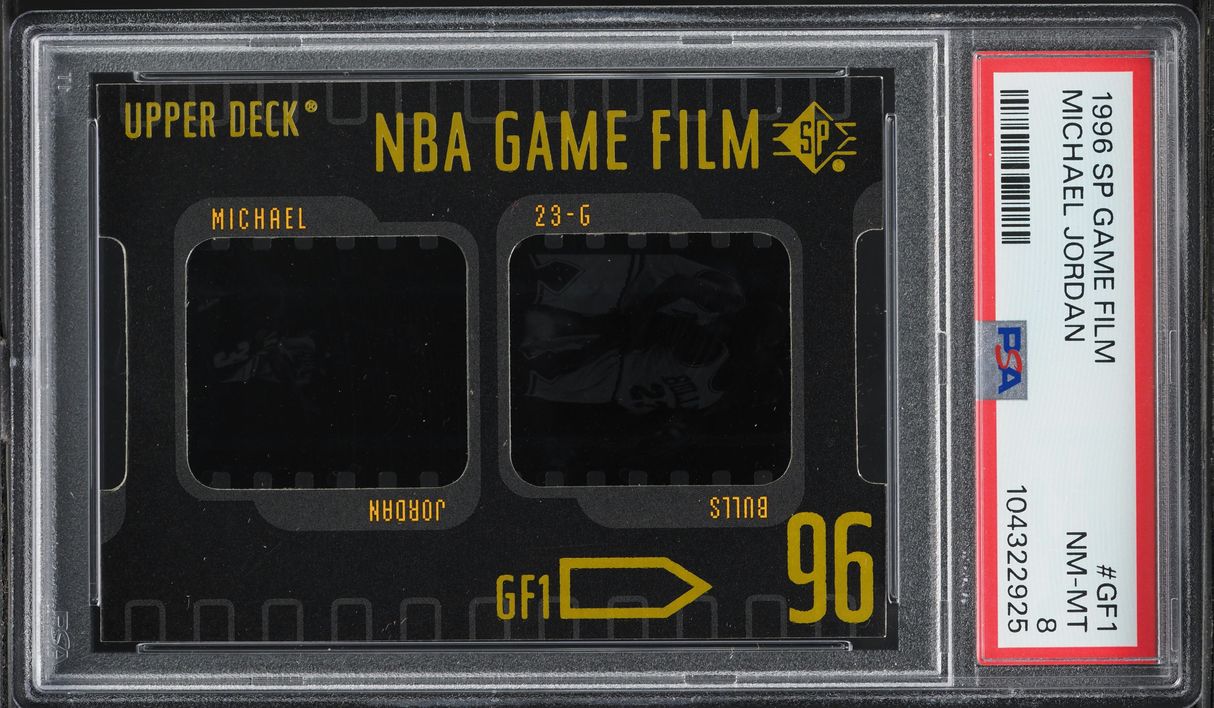1996 SP Game Film Michael Jordan #GF1 PSA 8 NM-MT