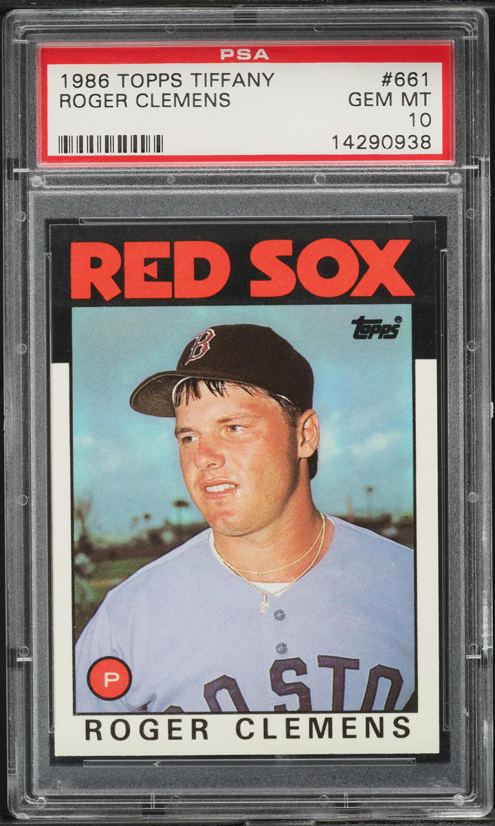 1986 Topps Tiffany Roger Clemens #661 PSA 10 GEM MINT on Fanatics
