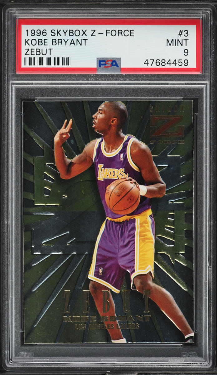 1996 Z-Force Kobe Bryant Z-Peat Zebut #3 PSA 9 | Card Ladder