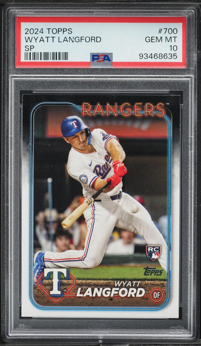 2024 Topps Wyatt Langford SP ROOKIE #700 PSA 10 GEM MINT