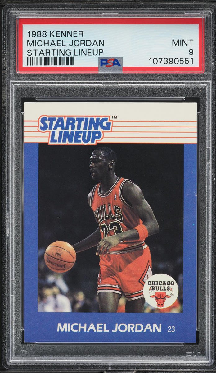1988 Kenner Starting Lineup Michael Jordan PSA 9 MINT