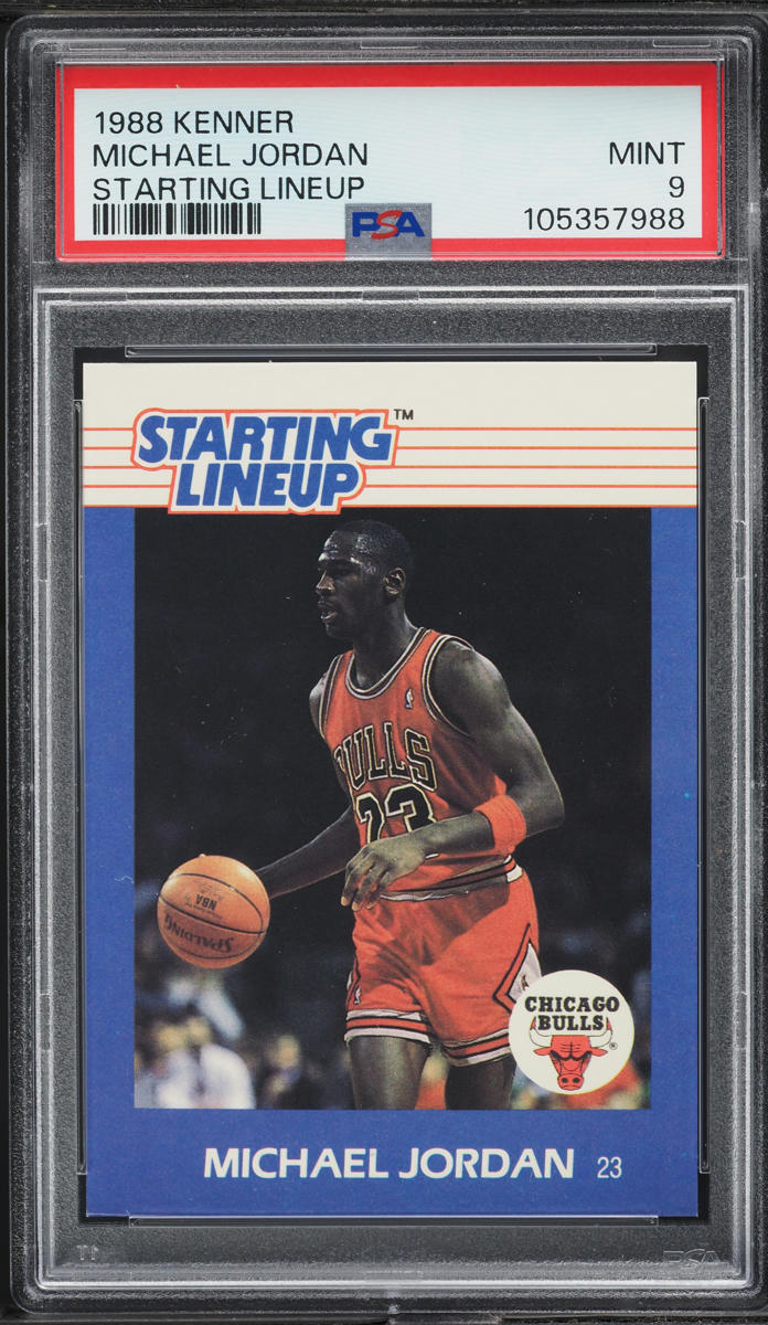 1988 Kenner Starting Lineup Michael Jordan PSA 9 MINT