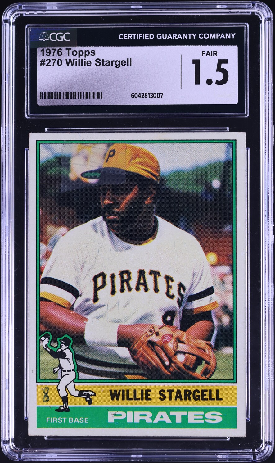 1976 Topps Willie Stargell #270 CGC 1.5 FR