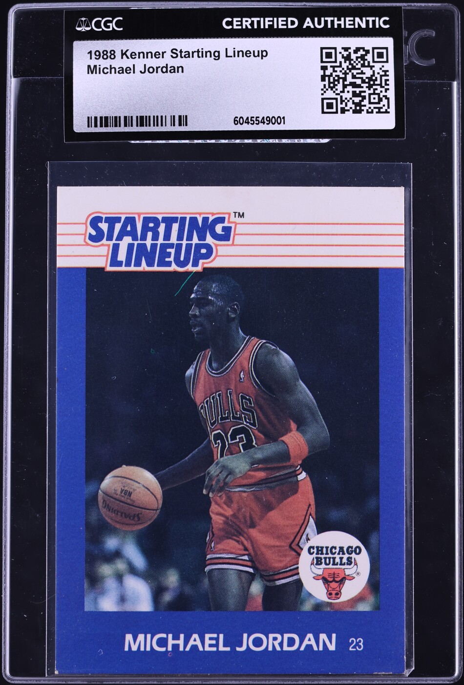 NBA【未開封】1988 KENNER MICHAEL JORDAN 1988 Kenner Starting Lineup Michael Jordan CGC AUTH on Fanatics
