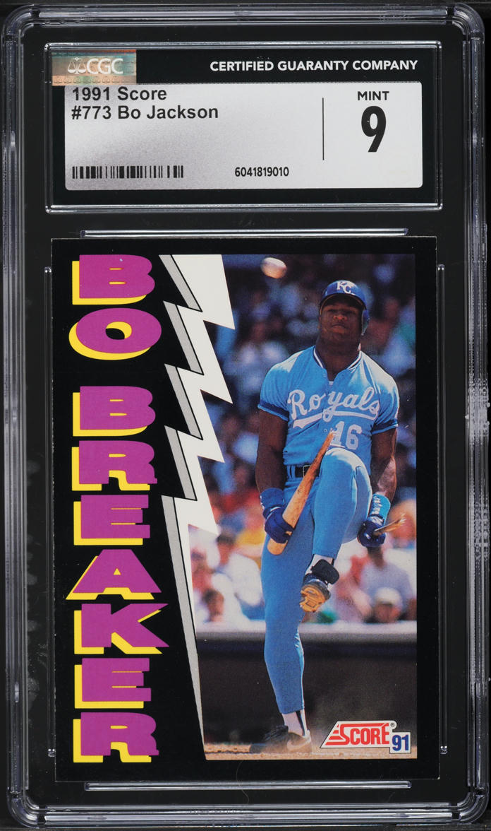 1991 Score Bo Jackson #773 CGC 9 MINT