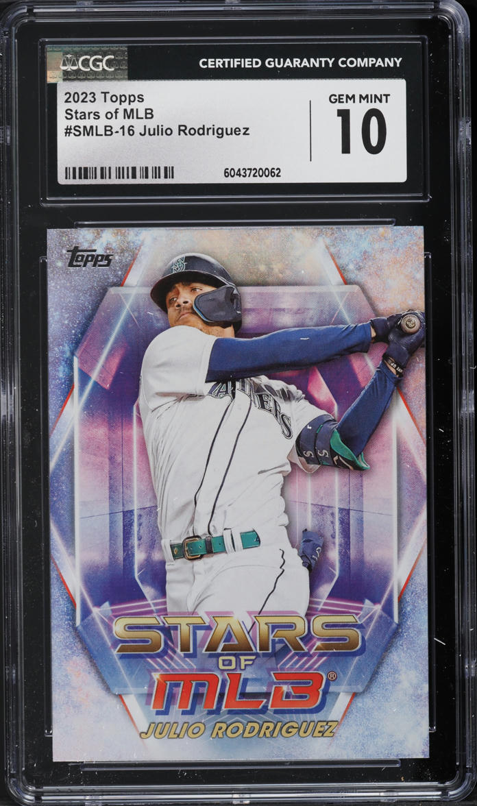 2023 Topps Stars Of MLB Julio Rodriguez #SMLB-16 CGC 10 GEM MINT