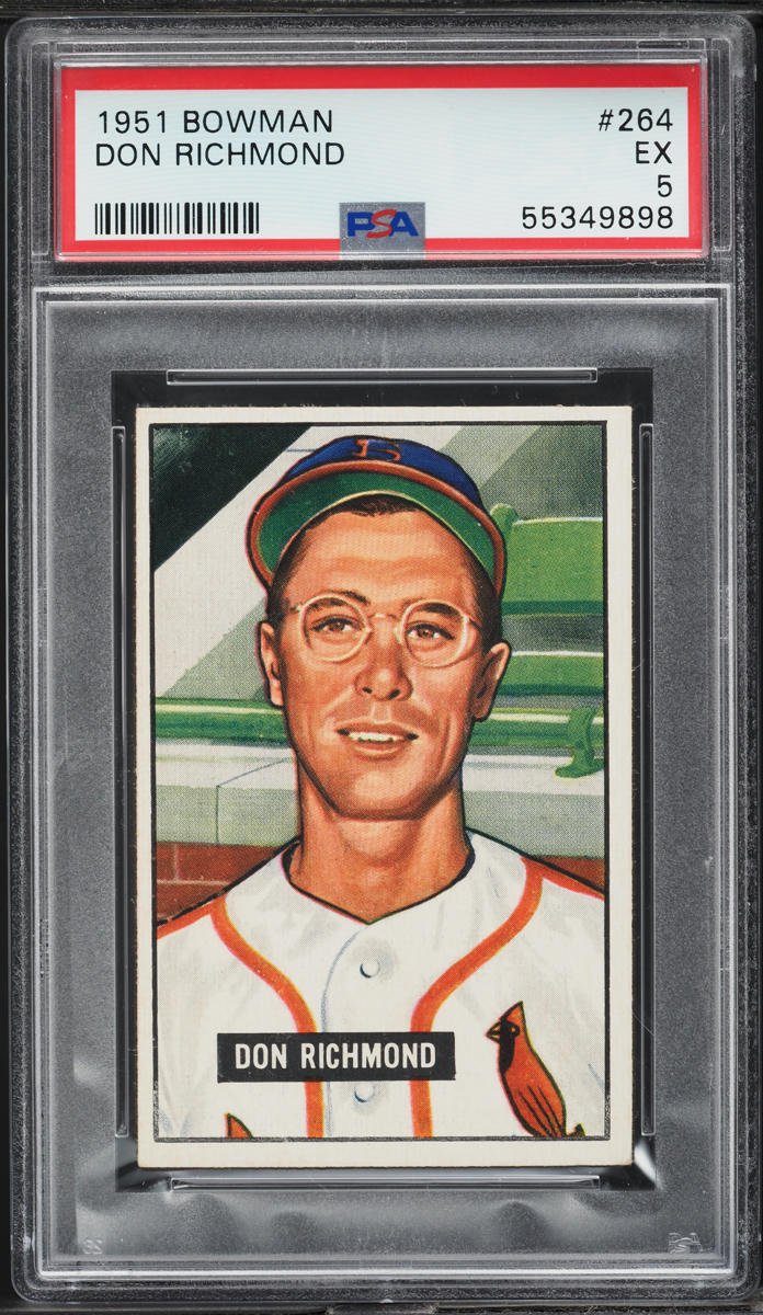 1951 Bowman Don Richmond #264 PSA 5 EX