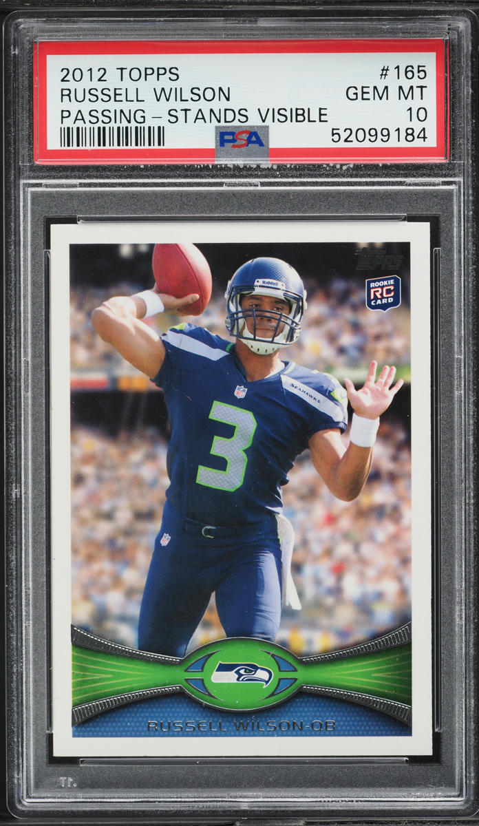 2012 Topps Football Russell Wilson ROOKIE #165 PSA 10 GEM MINT