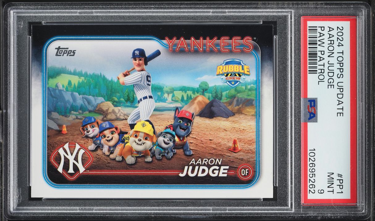 2024 Topps Update Paw Patrol Aaron Judge #PP1 PSA 9 MINT