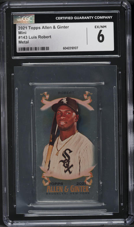 2021 Topps Chrome Magenta Speckle Refractor Luis Robert /350 #56