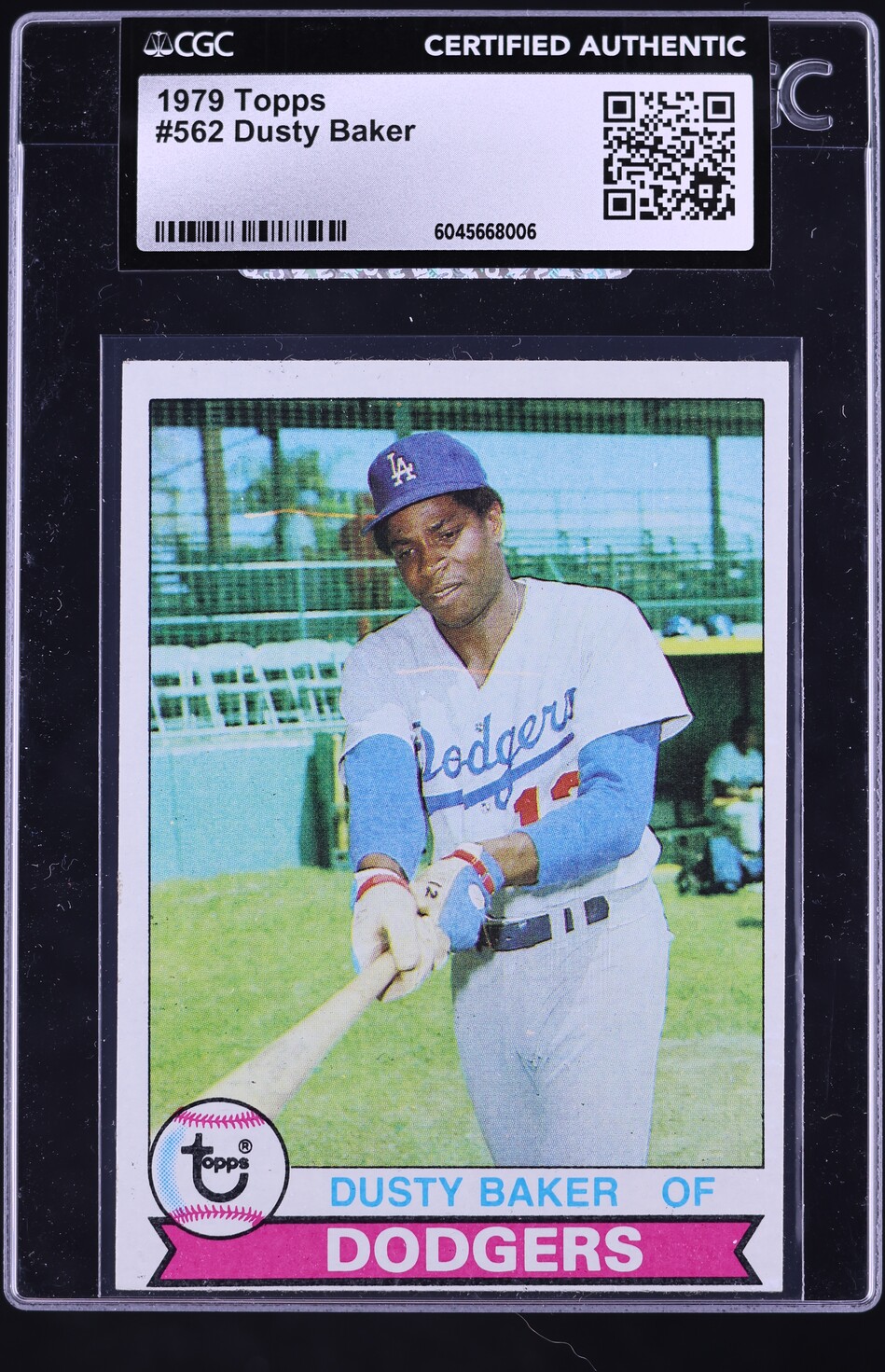 1979 Topps Dusty Baker #562 CGC AUTH
