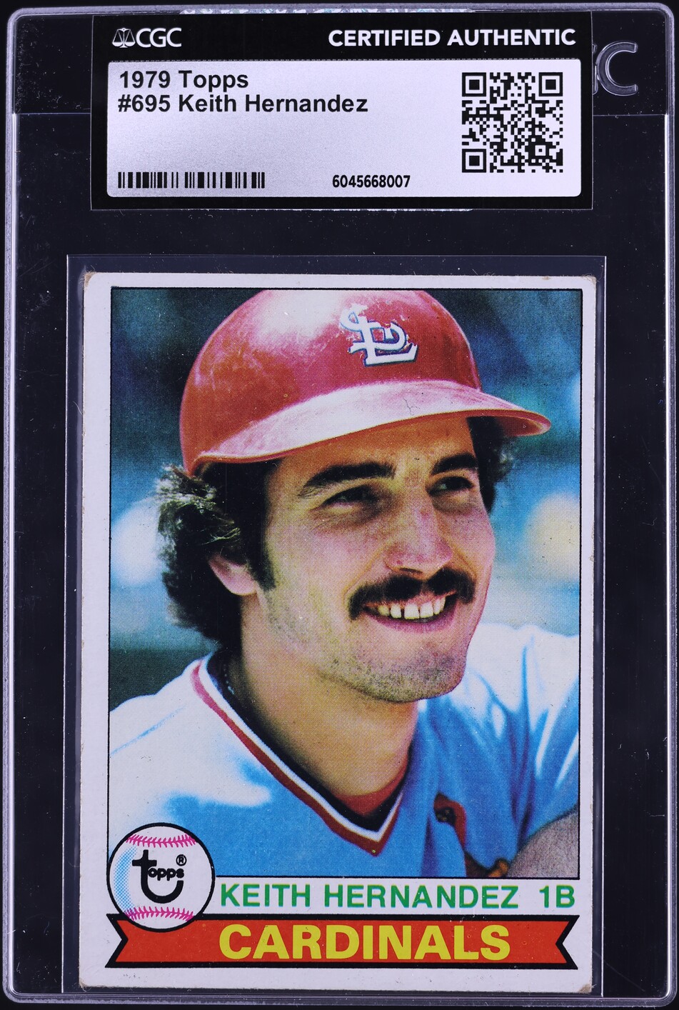 1979 Topps Keith Hernandez #695 CGC AUTH