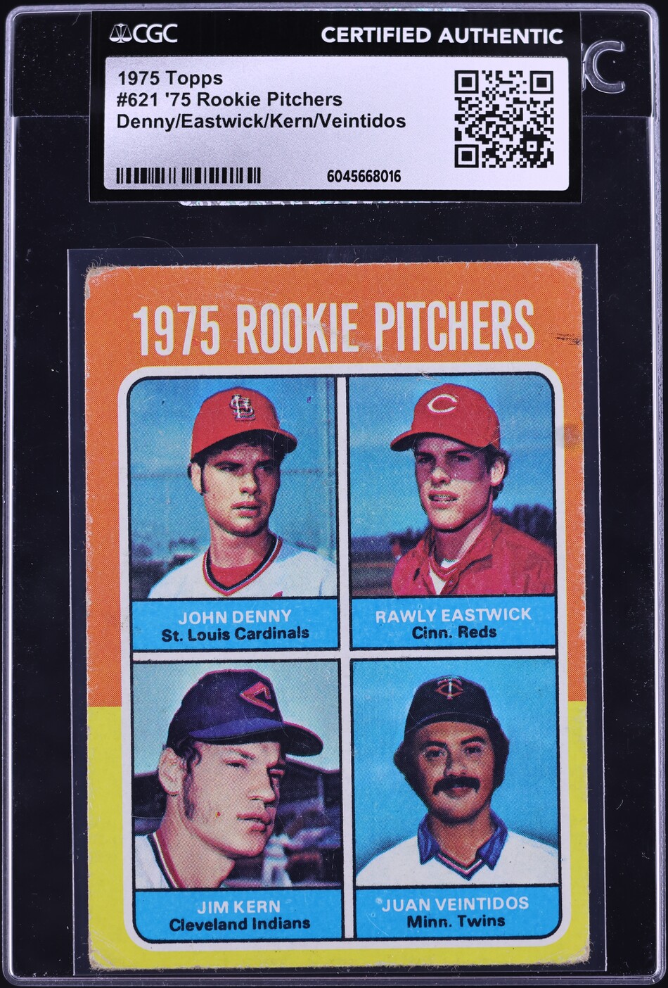 1975 Topps Rookie Pitchers #621 CGC AUTH