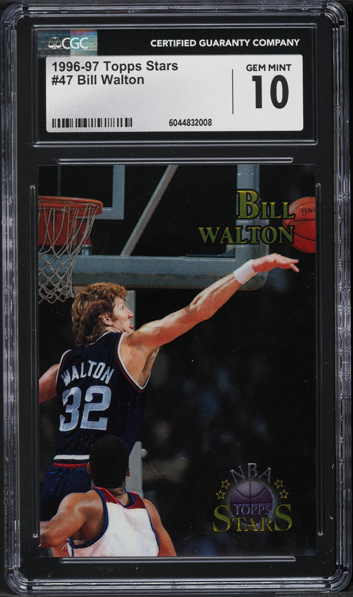 1996 Topps Stars Bill Walton #47 CGC 10 GEM MINT