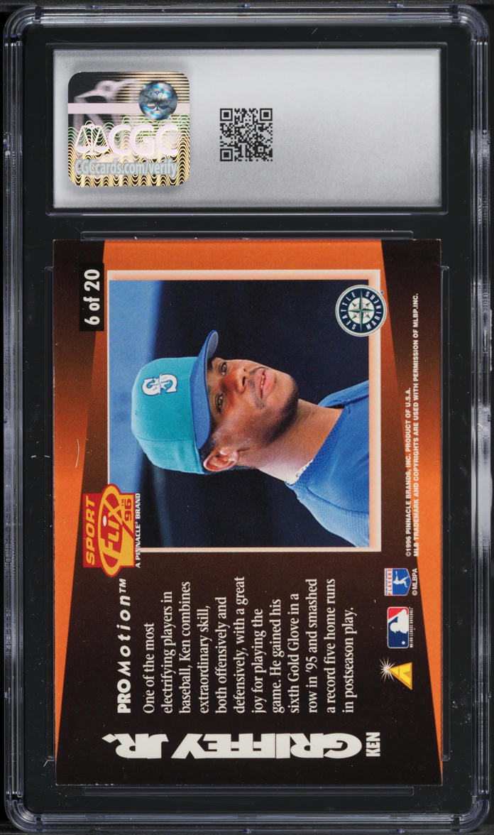 1996 Sportflix ProMotion Ken Griffey Jr. #6 CGC 8.5 NM-MT+
