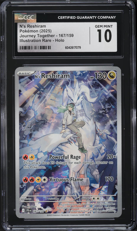 2025 Pokemon SV Journey Together Illustration Rare N's Reshiram