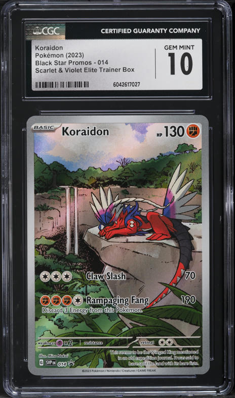 2023 Pokemon SV Black Star Promo Pokemon Center ETB Koraidon #14
