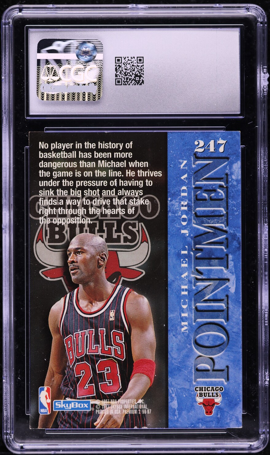 1996 Skybox Premium Michael Jordan #247 CGC 3.5 VG+