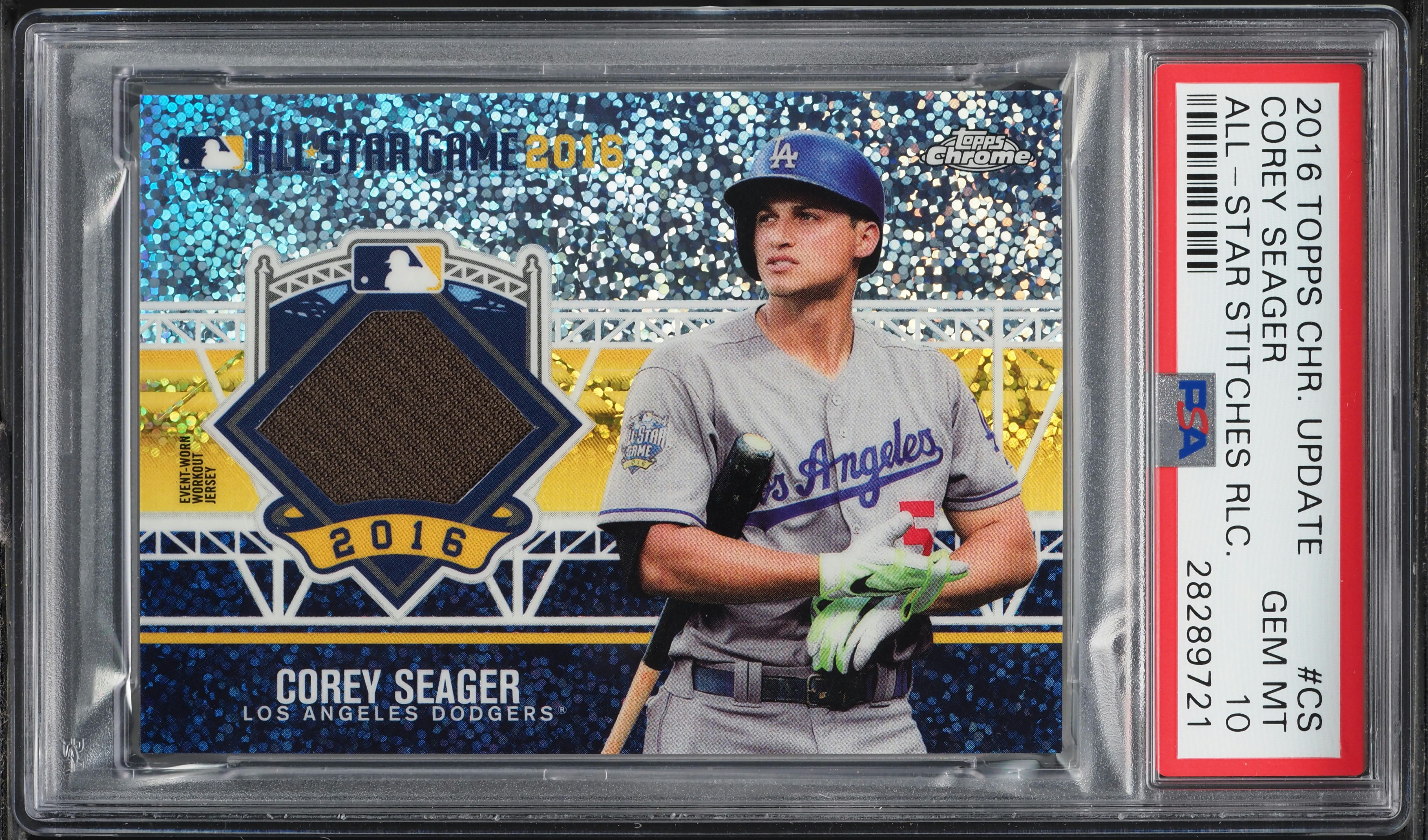 2016 Topps Chrome Update All-Star Stitches Corey Seager PATCH #CS