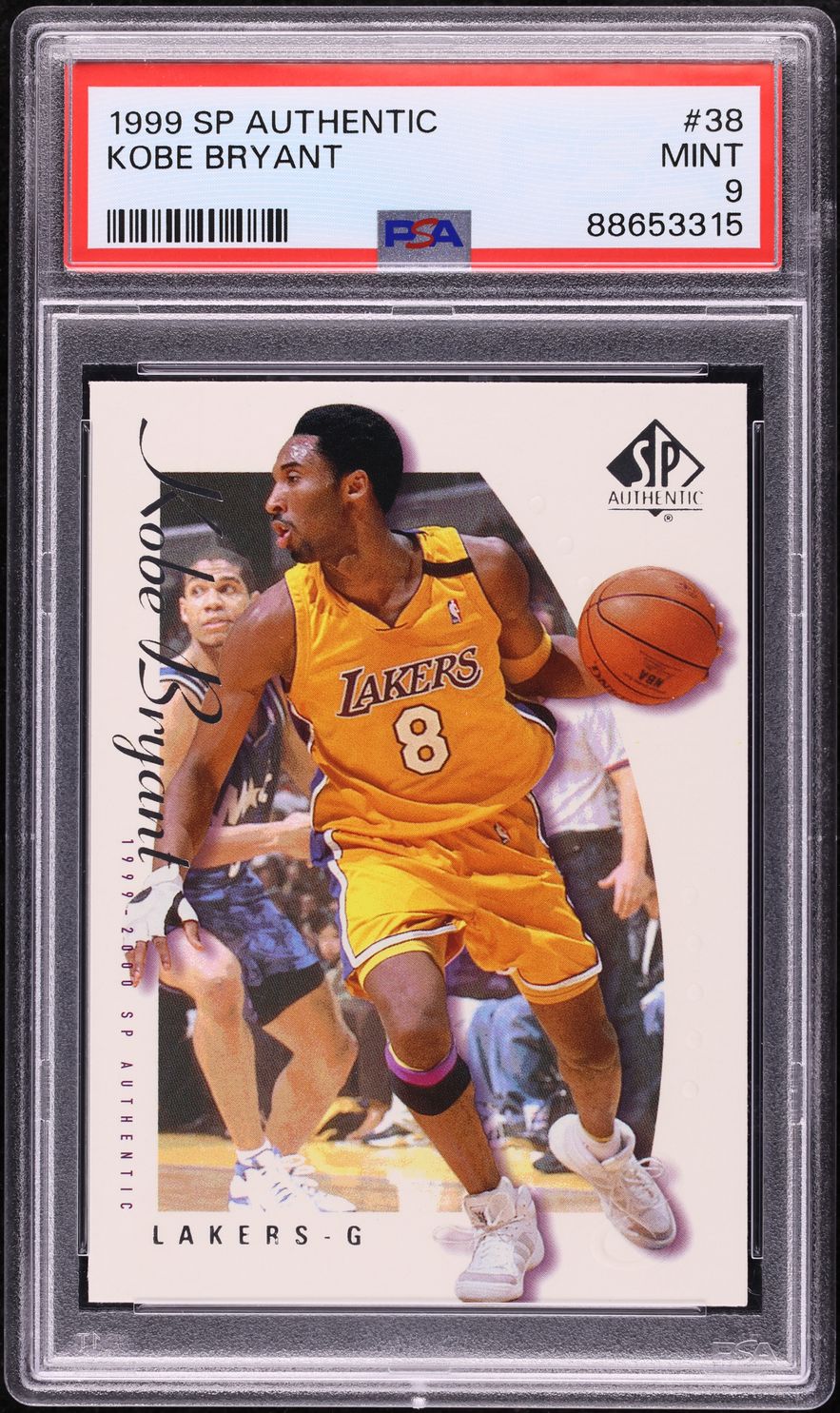 1999 SP Authentic Kobe Bryant #38 PSA 9 MINT