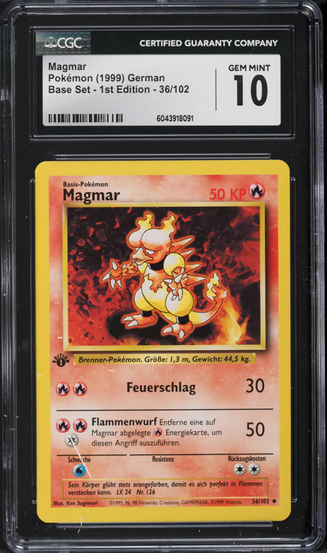 magmar pokemon card Magmar 126/165 (Pokeball)