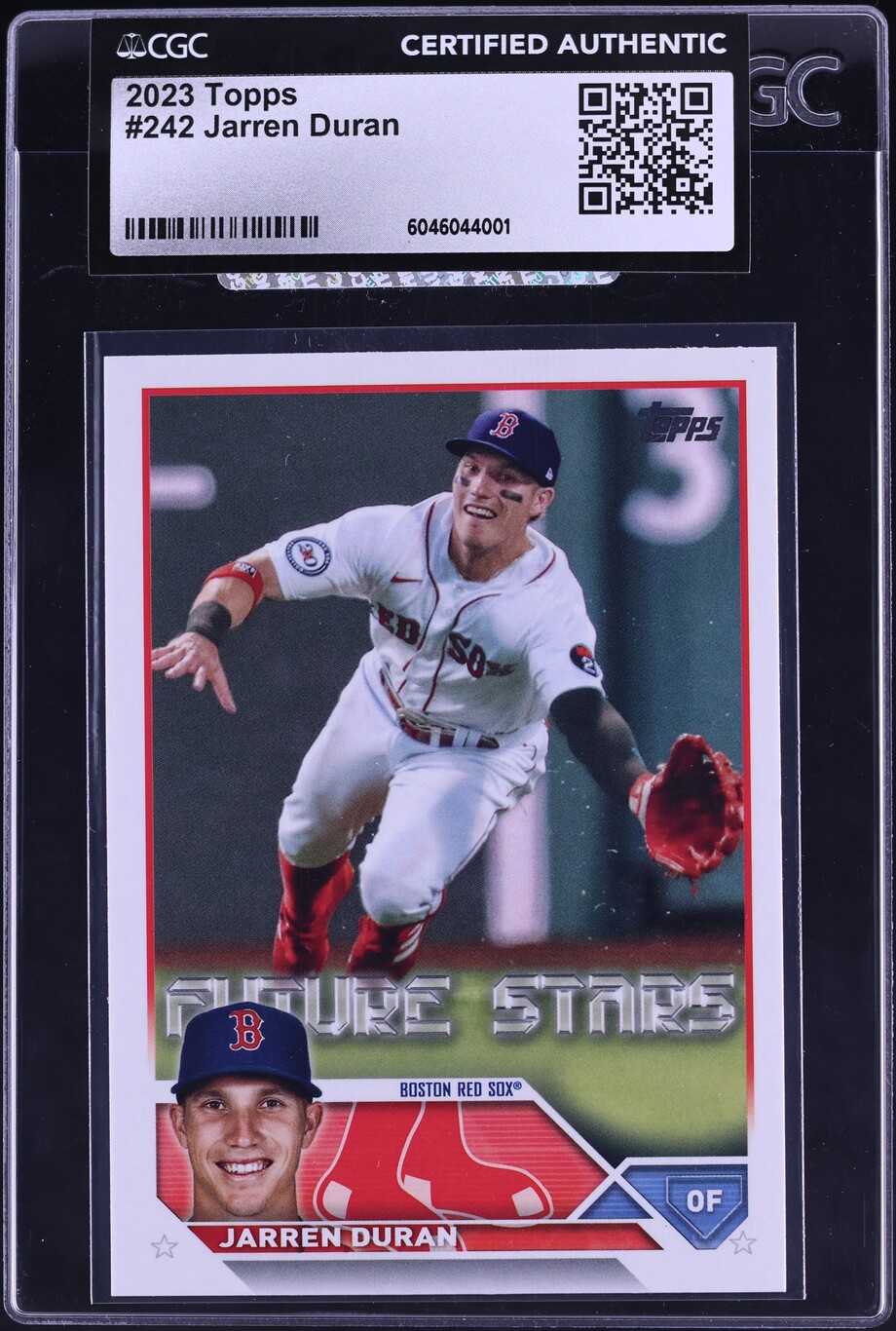 2023 Topps Jarren Duran #242 CGC AUTH