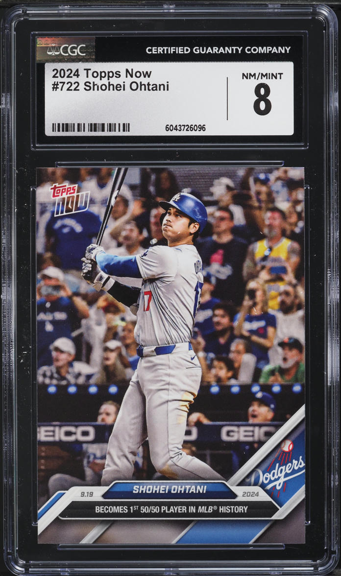 2024 Topps Now Shohei Ohtani #722 CGC 8 NM-MT