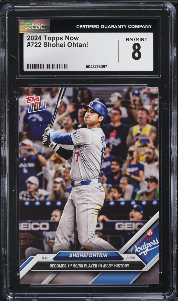 2024 Topps Now Shohei Ohtani #722 CGC 8 NM-MT